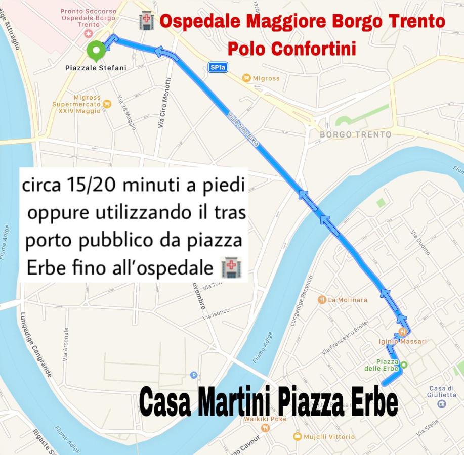 דירות ורונה Casa Martini Piazza Erbe מראה חיצוני תמונה